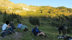 herrlicher Ausblick und Brotzeit